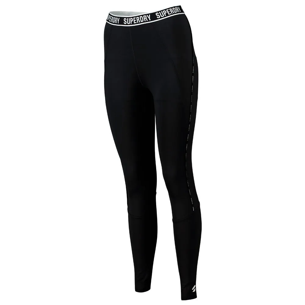 Superdry Train Branded Elastic Leggings female