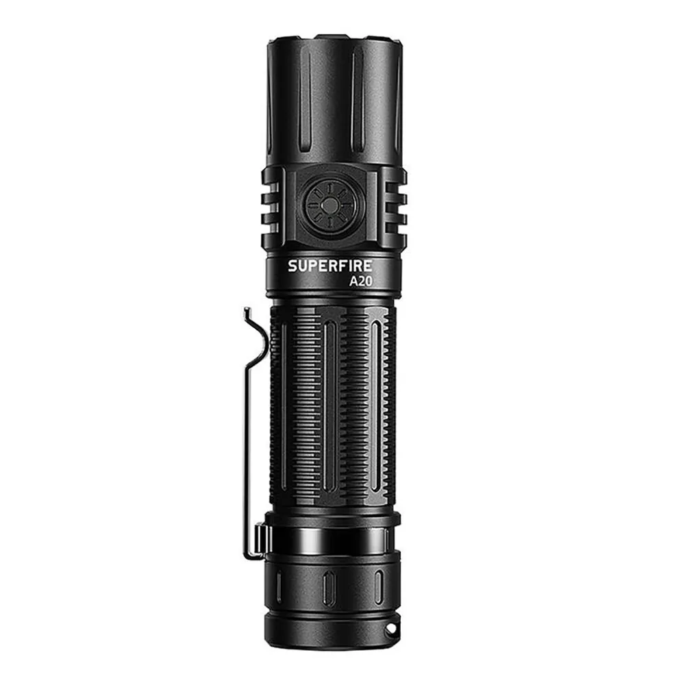Superfire A20 Lommelykt, Black, One Size Superfire A20 Lommelykt, Black, One Size