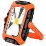 Superfire Gm05 Solar Panel Lommelykt, Black / orange, One Size