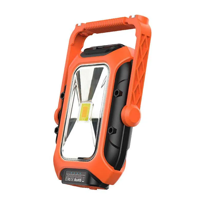Superfire Gm05 Solar Panel Lommelykt, Black / orange, One Size Superfire Gm05 Solar Panel Lommelykt, Black / orange, One Size