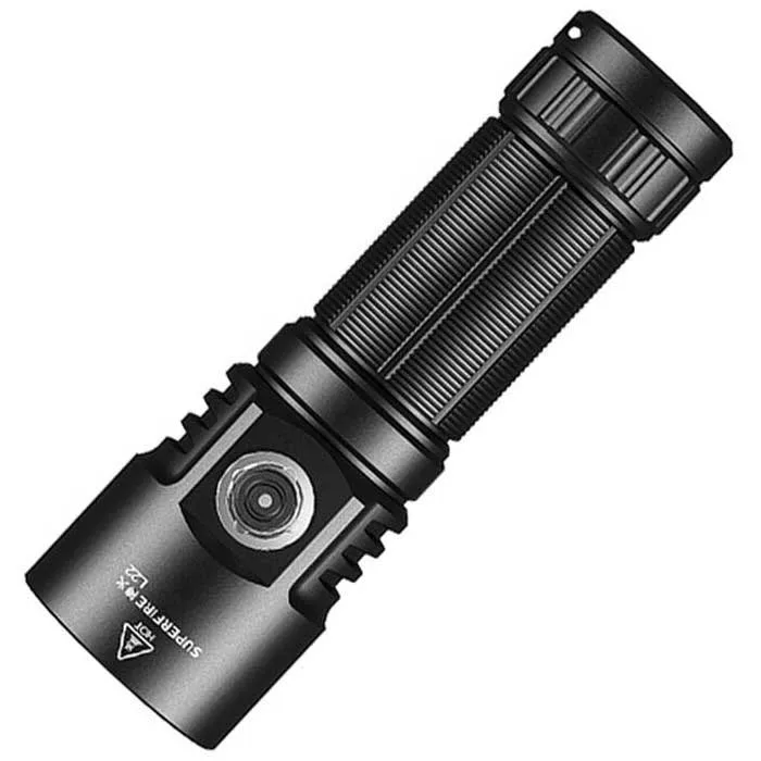 Superfire L22 Lommelykt, Black, One Size Superfire L22 Lommelykt, Black, One Size