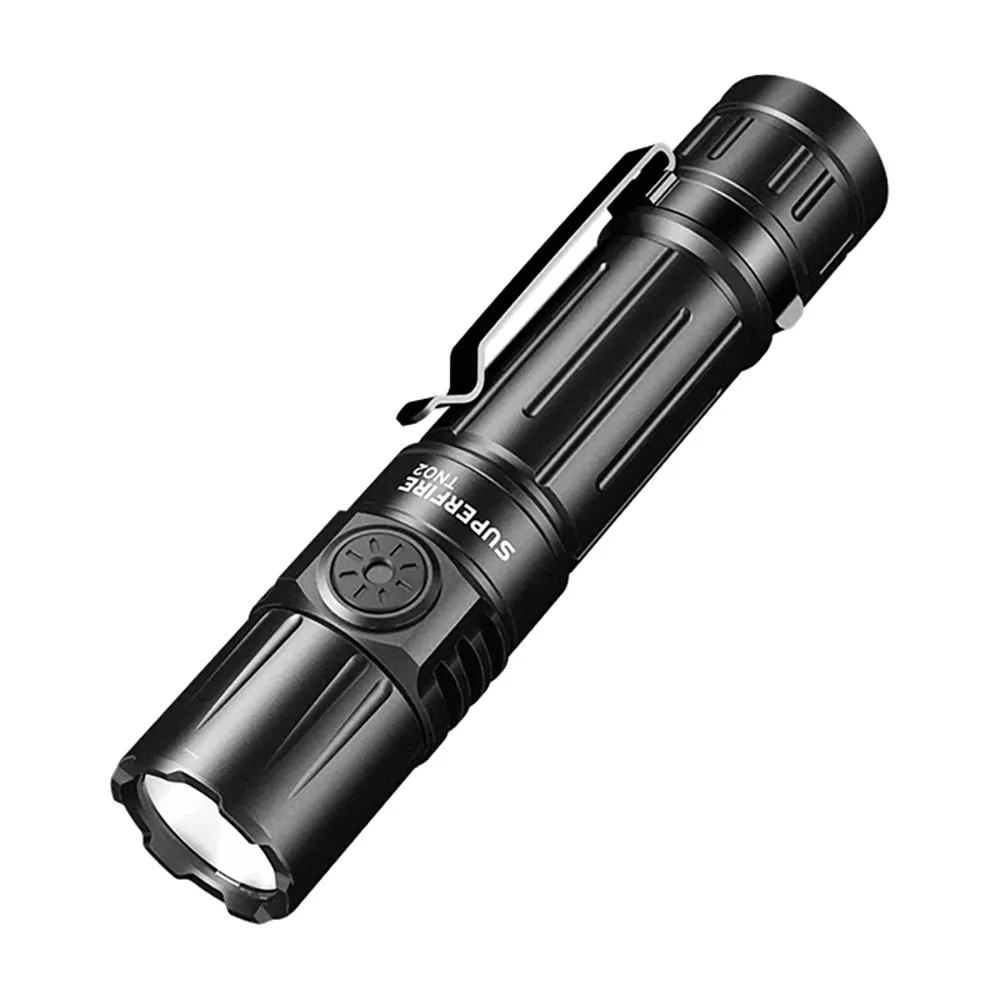 Superfire Tn02 18000lumen Usb C Lommelykt, Black, One Size Superfire Tn02 18000lumen Usb C Lommelykt, Black, One Size