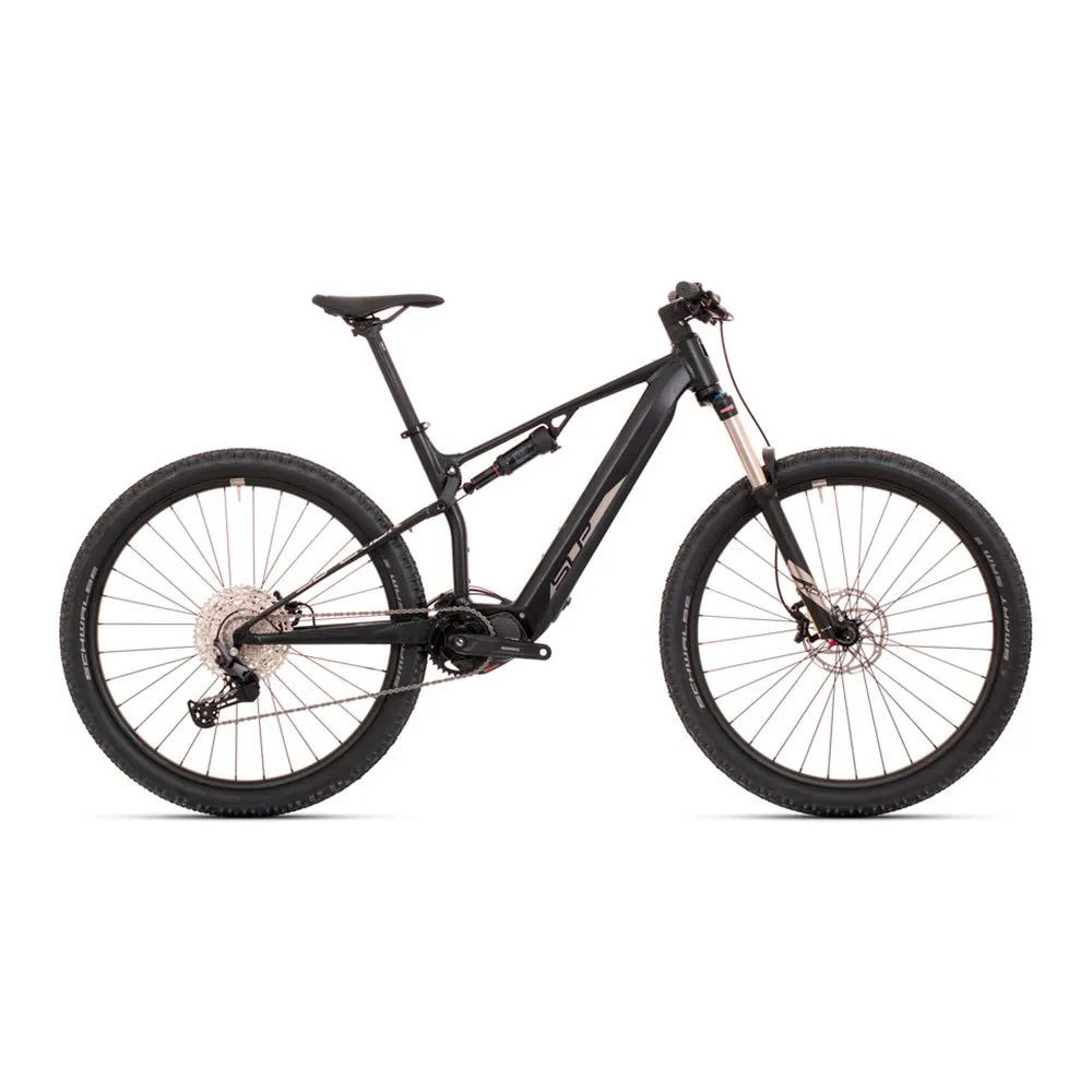 Superior Bikes Exf 8089 29´´ Elektrisk Terrengsykkel, Matte black / chrome silver, M, Elsykkel