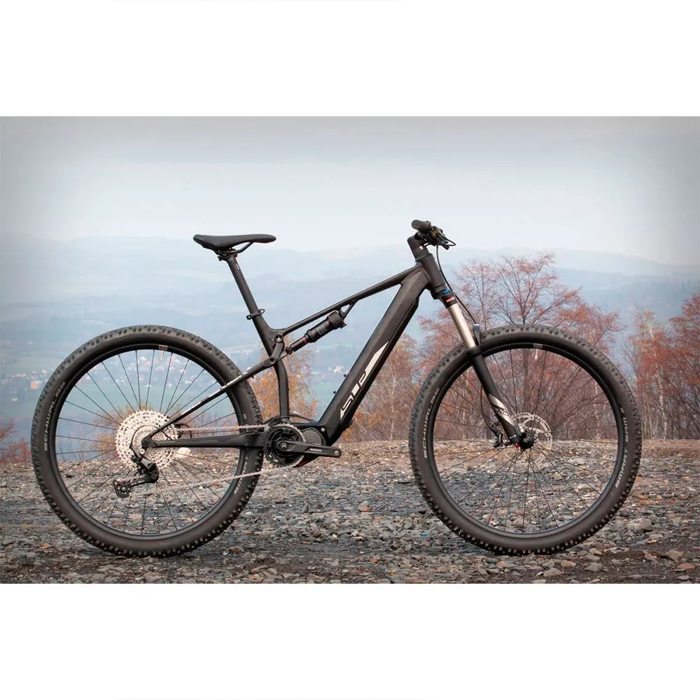 Superior Bikes Exf 8089 29´´ Elektrisk Terrengsykkel, Matte black / chrome silver, M, Elsykkel