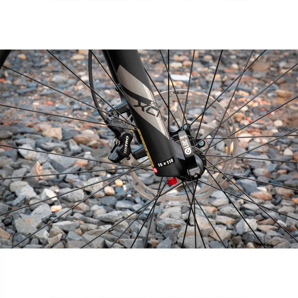 Superior Bikes Exf 8089 29´´ Elektrisk Terrengsykkel, Matte black / chrome silver, M, Elsykkel