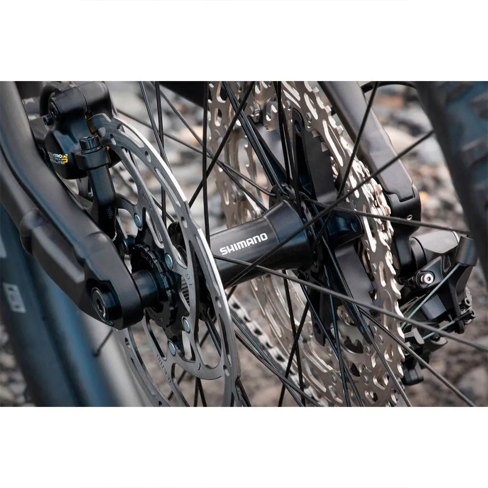 Superior Bikes Exf 8089 29´´ Elektrisk Terrengsykkel, Matte black / chrome silver, M, Elsykkel