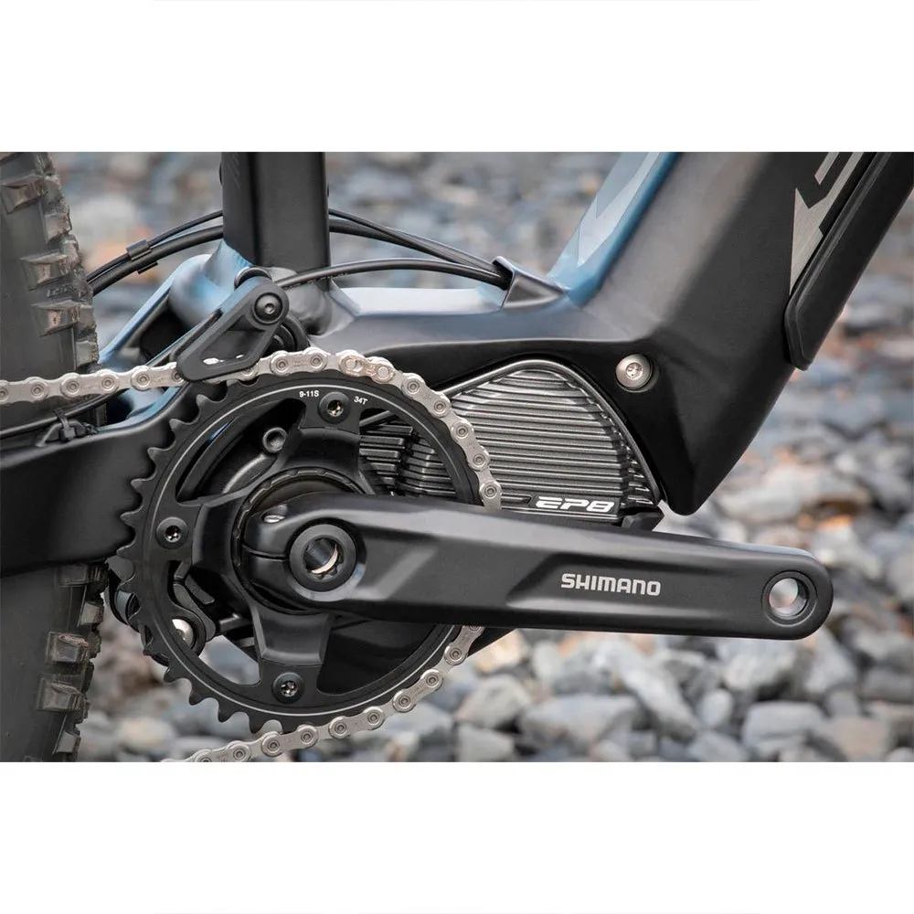 Superior Bikes Exf 8089 29´´ Elektrisk Terrengsykkel, Matte black / chrome silver, M, Elsykkel