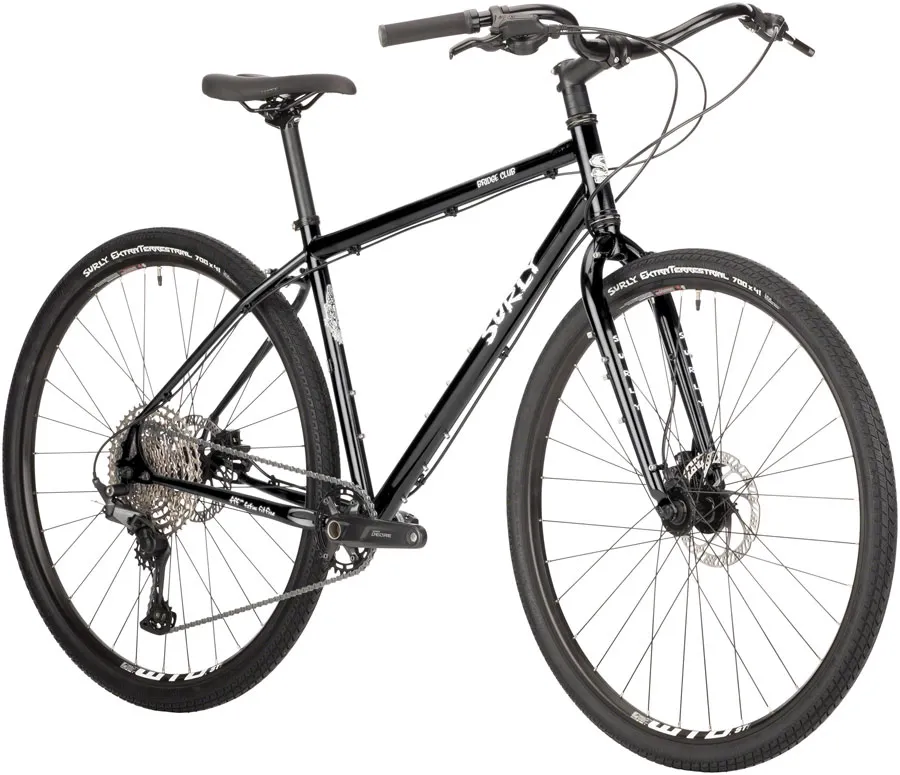 Surly Bridge Club 700c Tursykkel, Sort, Gravel sykkel
