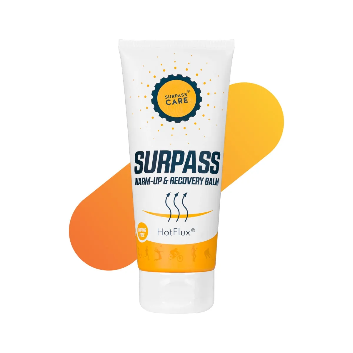 Surpass Pre/Post Workout Warm Up Recovery Balm Hotflux, 200ml Surpass Pre/Post Workout Warm Up Recovery Balm Hotflux, 200ml
