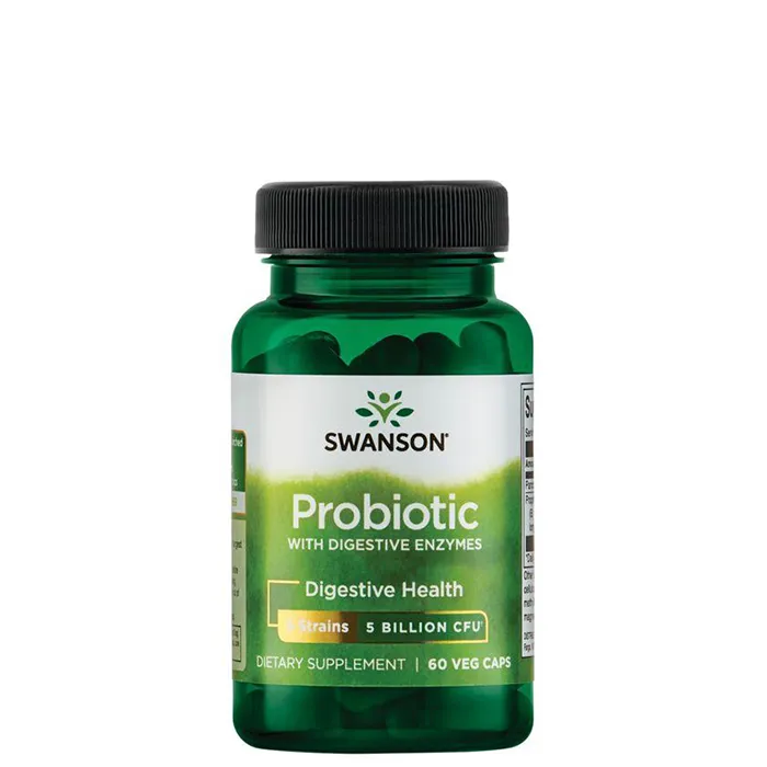 Swanson biotika med enzymer 60 kapsler