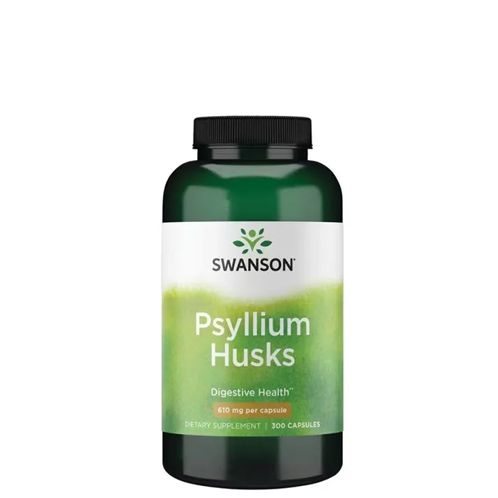 Swanson Psyllium Husks 610 mg 300 kapsler, 610mg 300 kapsler Swanson Psyllium Husks 610 mg 300 kapsler, 610mg 300 kapsler