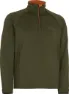 Swedteam Men's Ridge Antibite Sweater Half-zip, Forest green