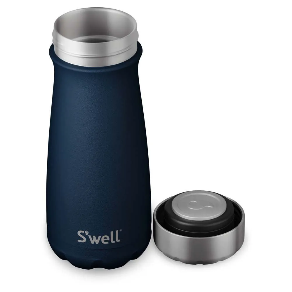 S'well Azurite 470ml Wide Mouth Traveler Termosflaske, Navy, One Size