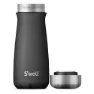 S'well Black Onyx 470ml Wide Mouth Traveler Termosflaske, Black, One Size