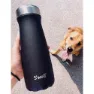 S'well Black Onyx 470ml Wide Mouth Traveler Termosflaske, Black, One Size