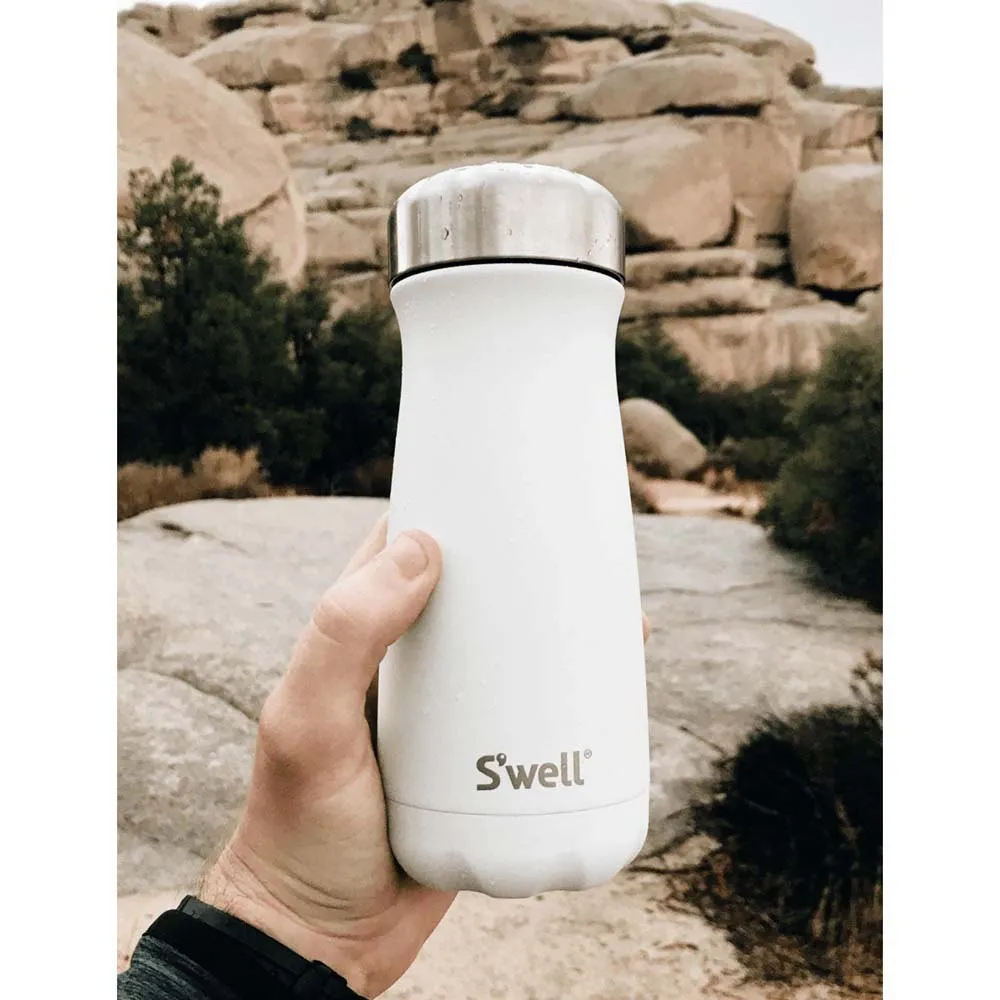 S'well Moonstone 470ml Wide Mouth Traveler Termosflaske, White, One Size