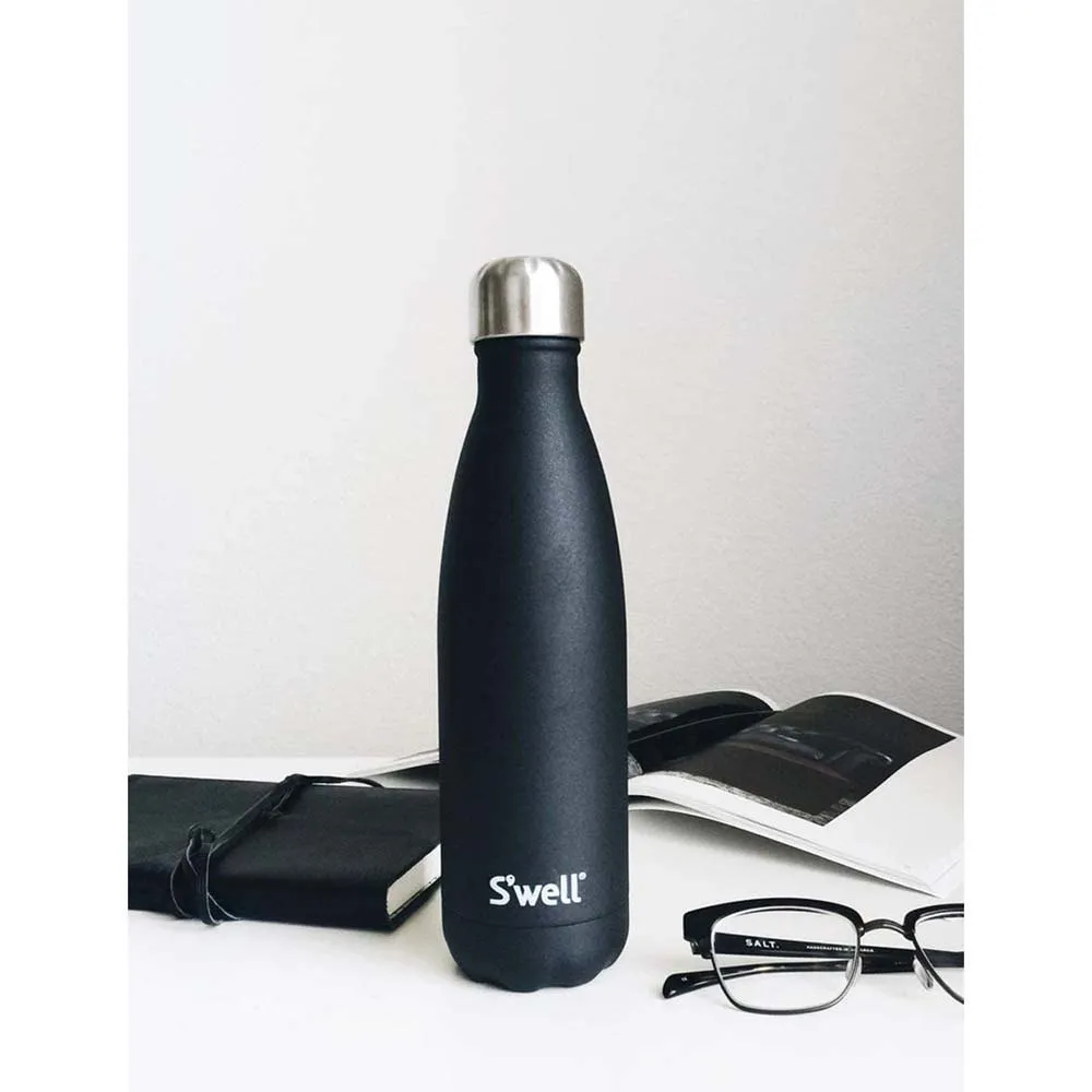 S'well Onyx 500ml Termosflaske, Black, One Size