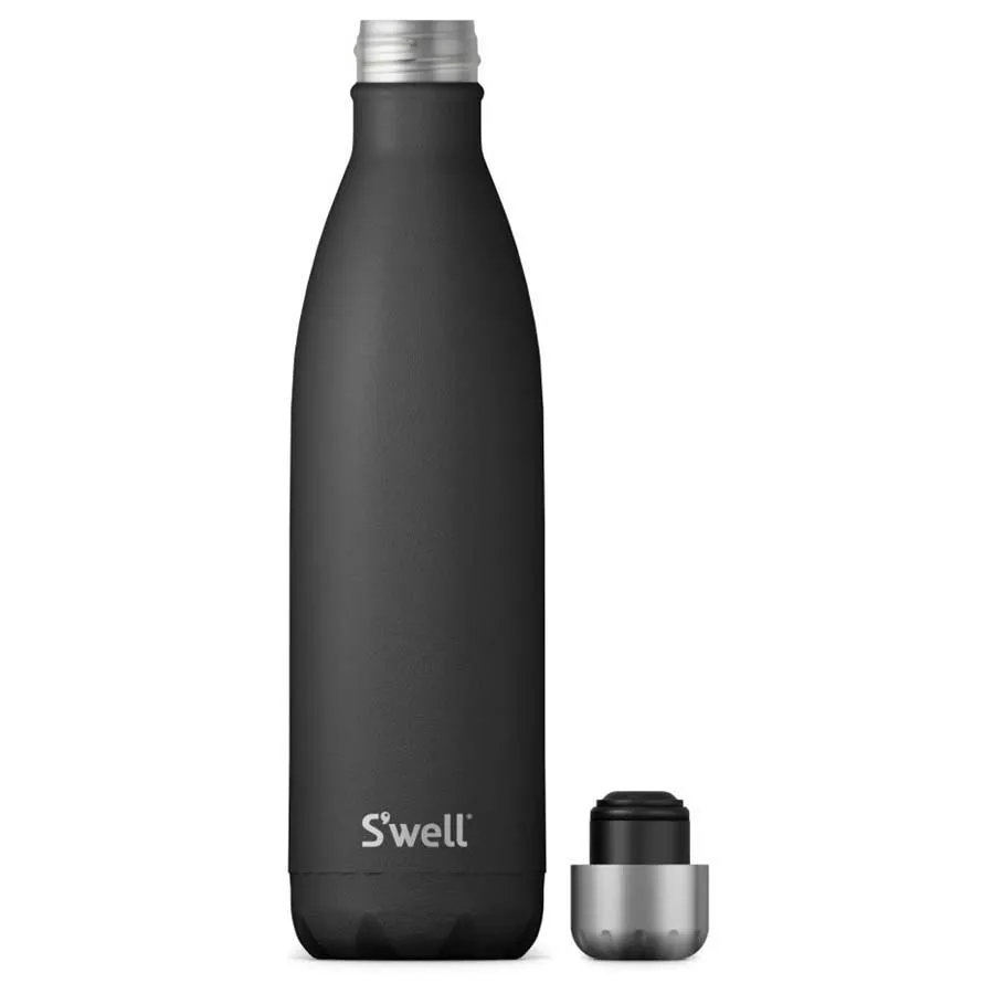 S'well Onyx 750ml Termosflaske, Black, One Size