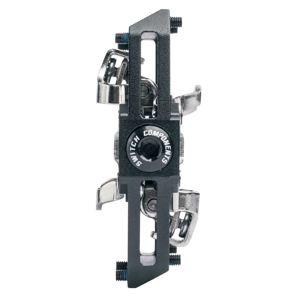 Switch Crank Flip Clip Sykkelpedaler, Black, One Size