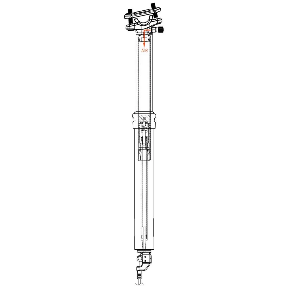 Switch Sws 100 Mm Dropper Setepinne, Black, 290-390mm, 27.2mm