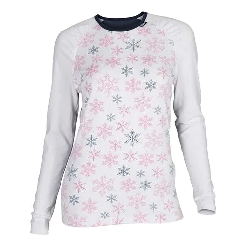 Swix Flow Bodyw LS Underställströja Woman, Bright white