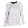Swix Flow Bodyw LS Underställströja Woman, Bright white