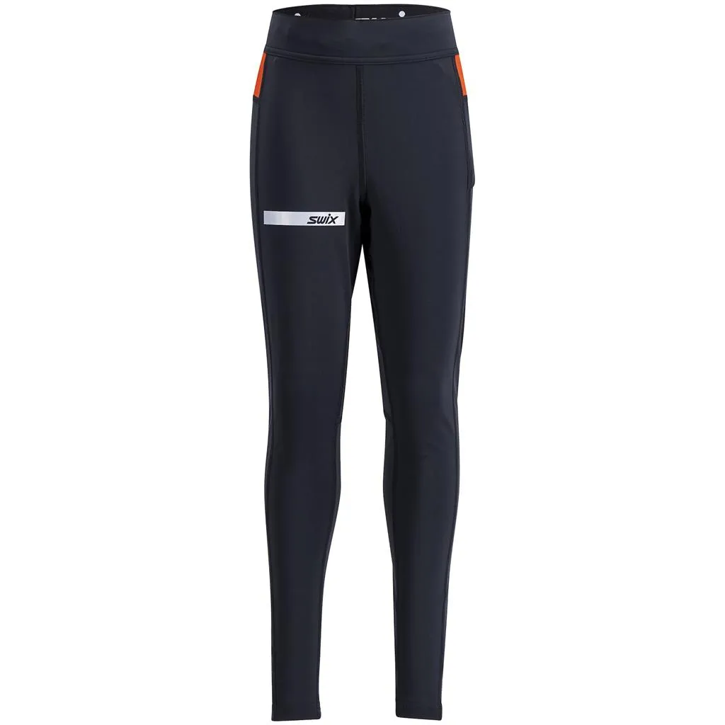 Swix Junior Tights Roadline, Black Swix Junior Tights Roadline, Black