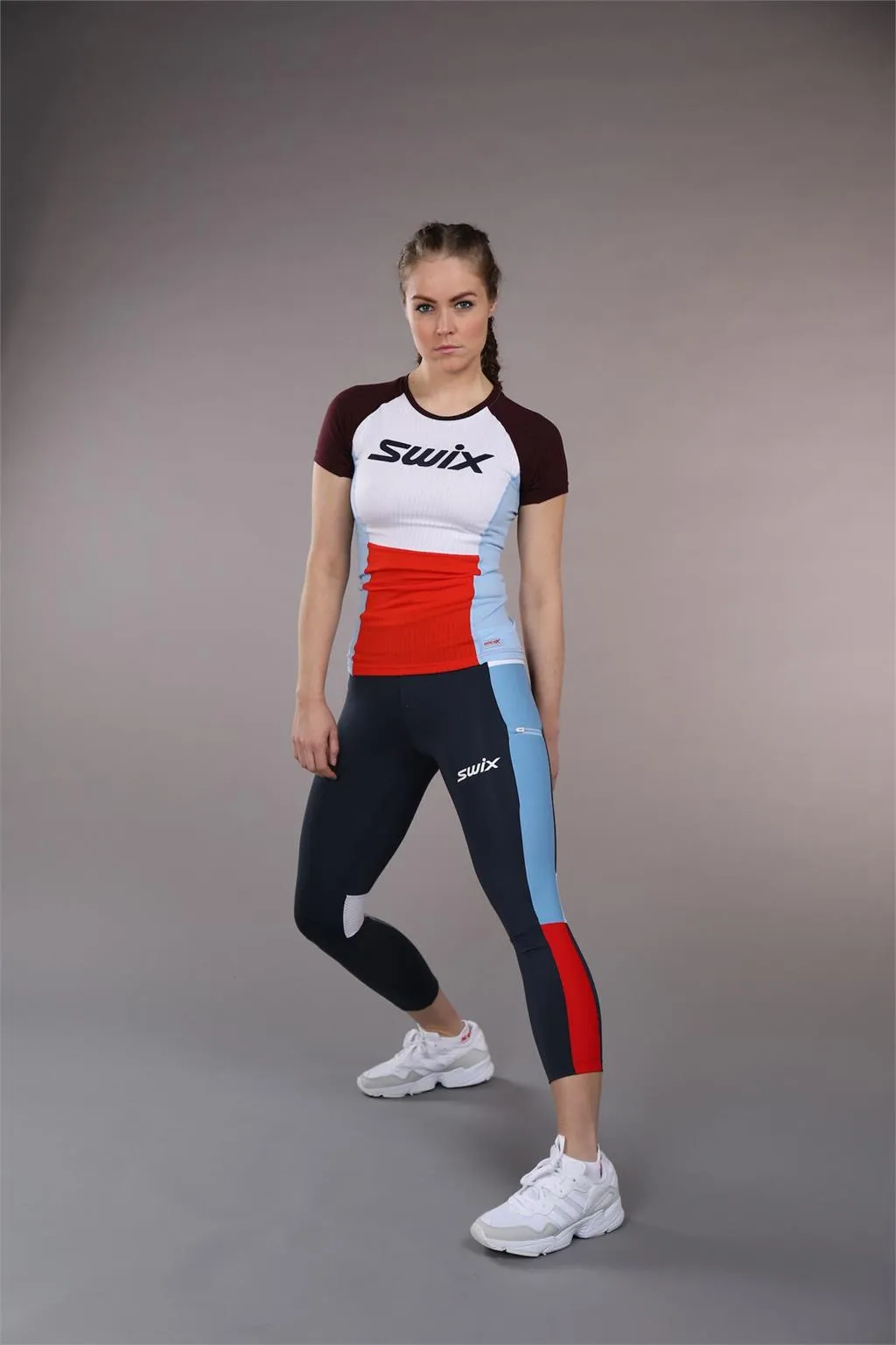 Swix Motion Premium Cropped Tights D, Dark navy