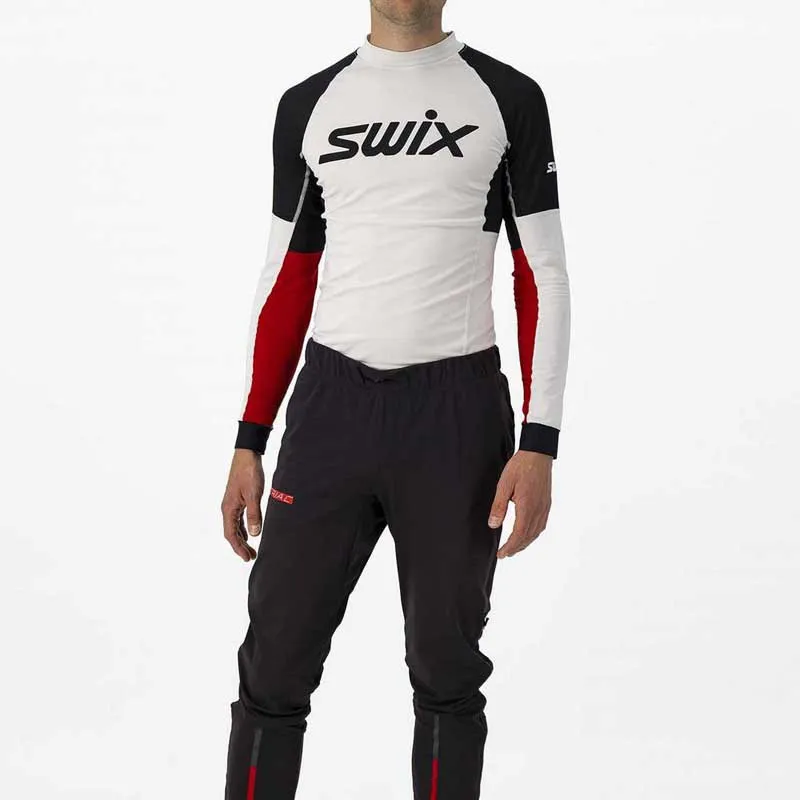 Swix Triac Racex Bodyw Ls Langarmet Baselag, Bright white Swix Triac Racex Bodyw Ls Langarmet Baselag, Bright white