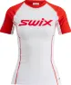 Bright white/fiery red