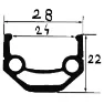 SXT 388595 Boost Disc 6b 29´´ Terrengsykkel Forhjul, Black, 15 x 110mm