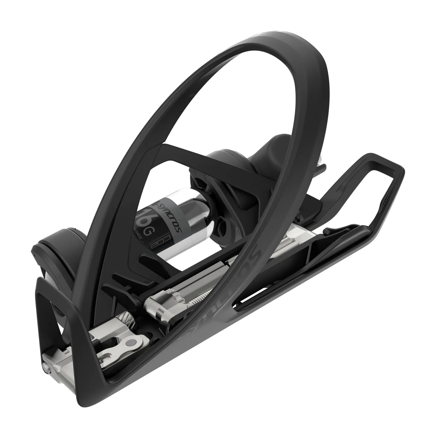 Syncros Cache IS Cage Co2 Sett, Black, One Size