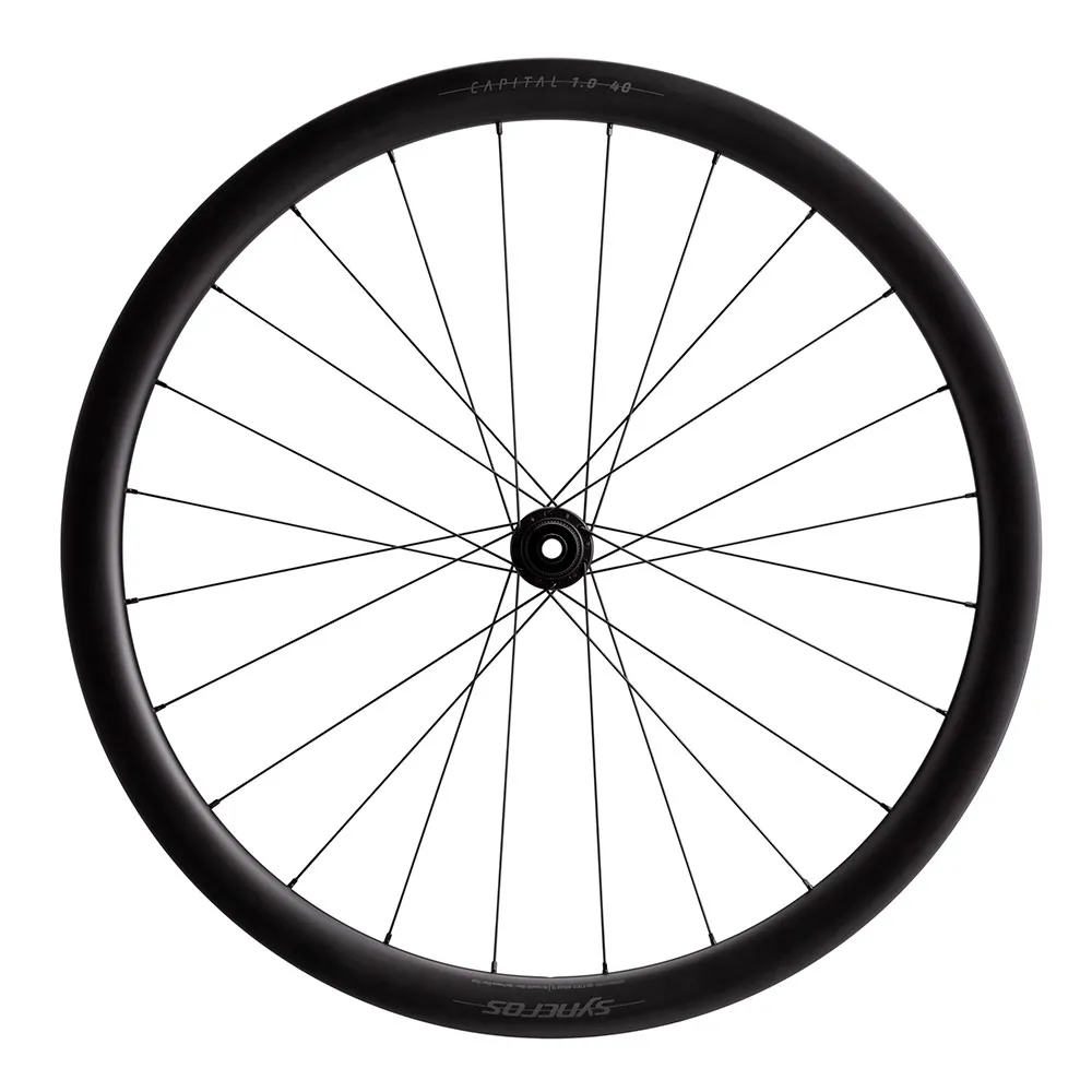 Syncros Capital 1.0 40 Hjulsett, Black matt, 12 x 100mm/12 x 142mm, Shimano HG