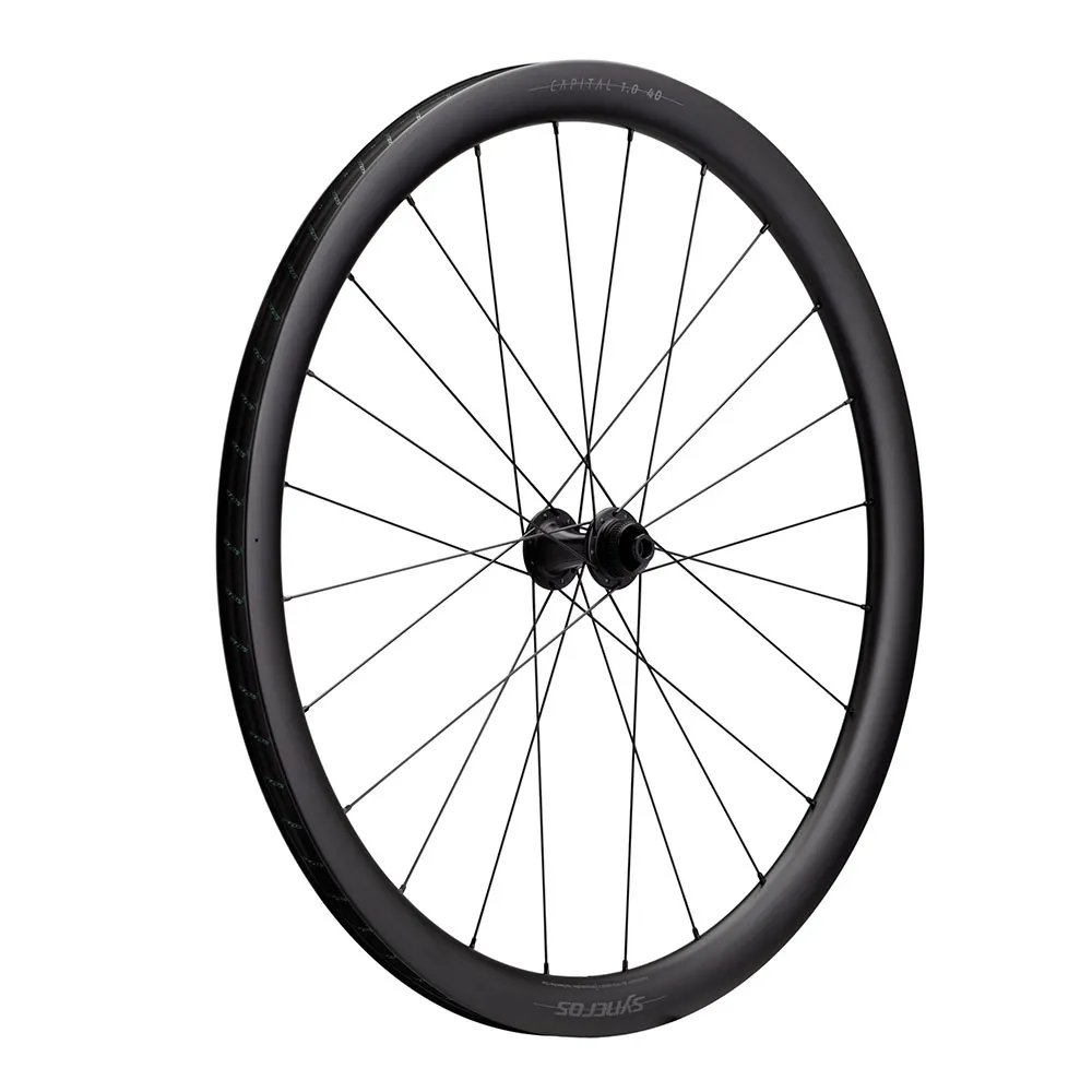 Syncros Capital 1.0 40 Hjulsett, Black matt, 12 x 100mm/12 x 142mm, Shimano HG