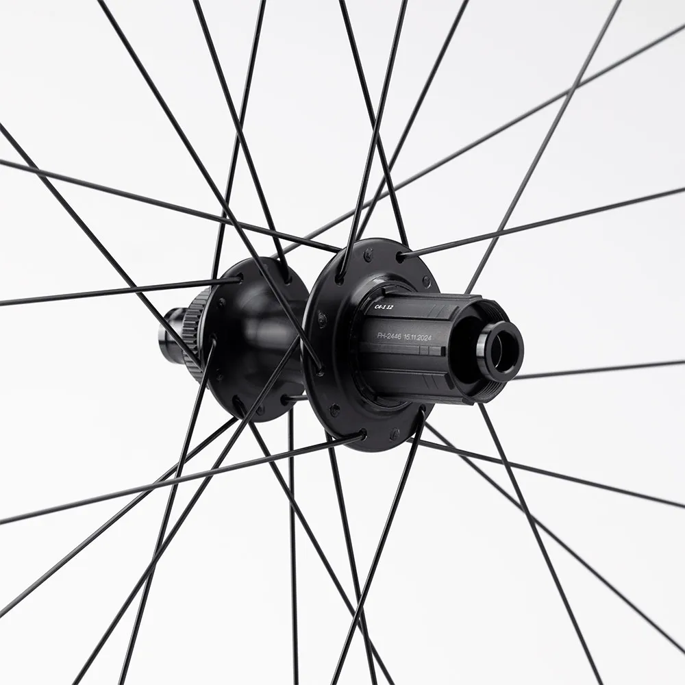 Syncros Capital 1.0 40 Hjulsett, Black matt, 12 x 100mm/12 x 142mm, Shimano HG