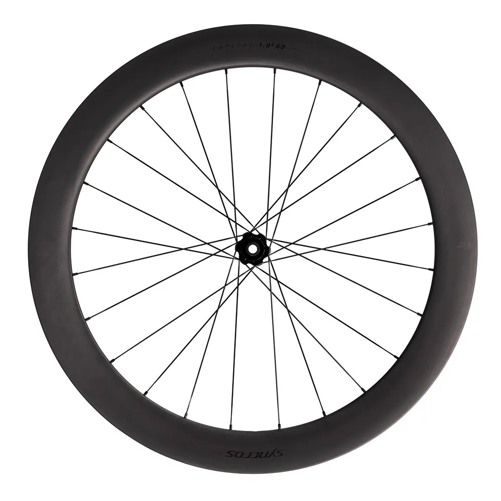 Syncros Capital 1.0s 60 Hjulsett, Black matt, 12 x 100mm/12 x 142mm, Shimano HG
