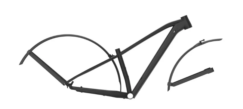 Syncros MTB Skjermsett, Svart