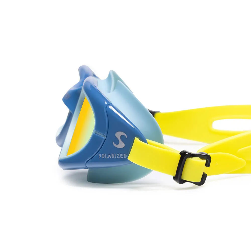 Synergy Trisight Silicone Svømmebriller unisex, Blue / gold, One Size Synergy Trisight Silicone Svømmebriller unisex, Blue / gold, One Size
