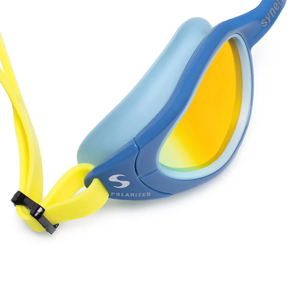 Synergy Trisight Silicone Svømmebriller unisex, Blue / gold, One Size Synergy Trisight Silicone Svømmebriller unisex, Blue / gold, One Size