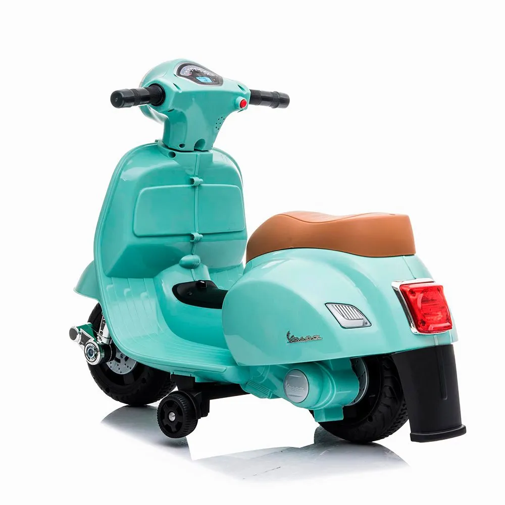 Tachan Mini Vespa 6v Blue Celeste License Sykkel, Multicolor, 3-6Y, Barnesykkel Tachan Mini Vespa 6v Blue Celeste License Sykkel, Multicolor, 3-6Y, Barnesykkel