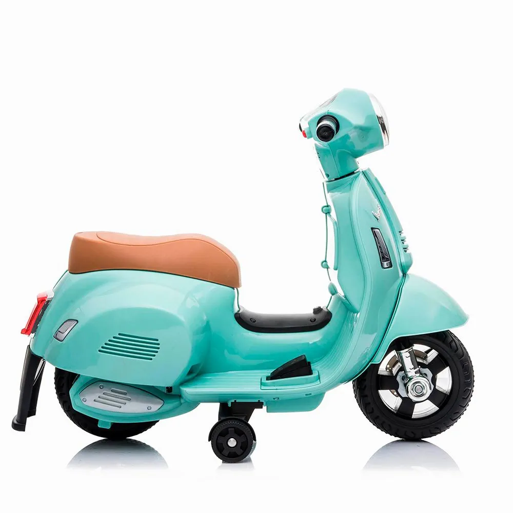 Tachan Mini Vespa 6v Blue Celeste License Sykkel, Multicolor, 3-6Y, Barnesykkel Tachan Mini Vespa 6v Blue Celeste License Sykkel, Multicolor, 3-6Y, Barnesykkel