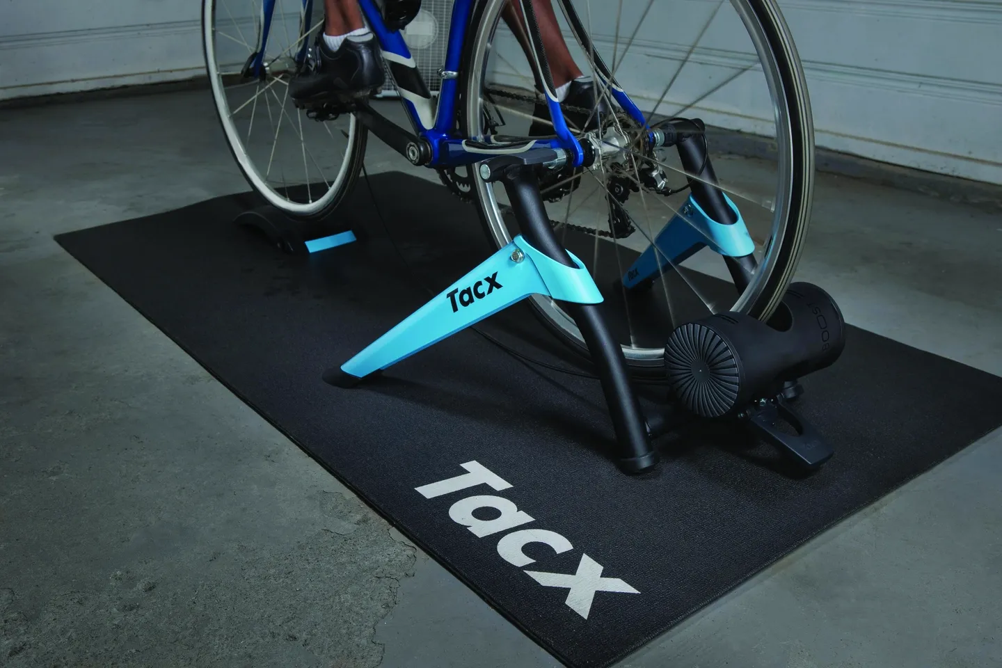Tacx Boost Bundle Sykkelrulle, Blå/svart