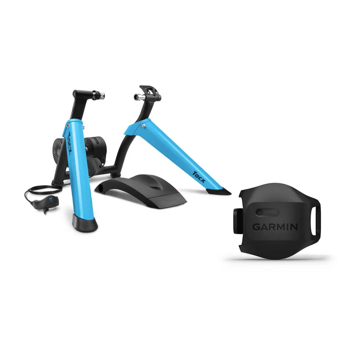 Tacx REFURBISHED - Tacx Boost sykkelrulle Bundle, Blå/svart