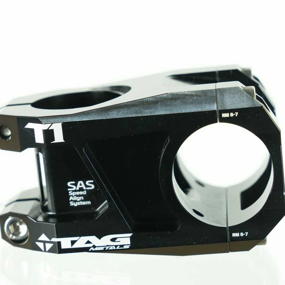 Tag Metals T1 T6 31.8 Mm Sykkelstyrestem, Black, 33mm Tag Metals T1 T6 31.8 Mm Sykkelstyrestem, Black, 33mm