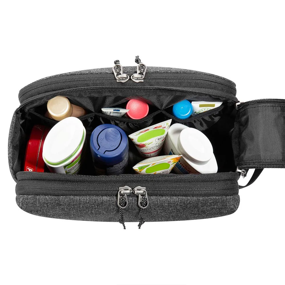 Tatonka 6l Double Zip Cosmetic Toalettsaker, Black