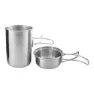 Tatonka Krus Med Hank Og Sett Med Lokk Til Krus Med Hank 850ml, Stainless steel, One Size