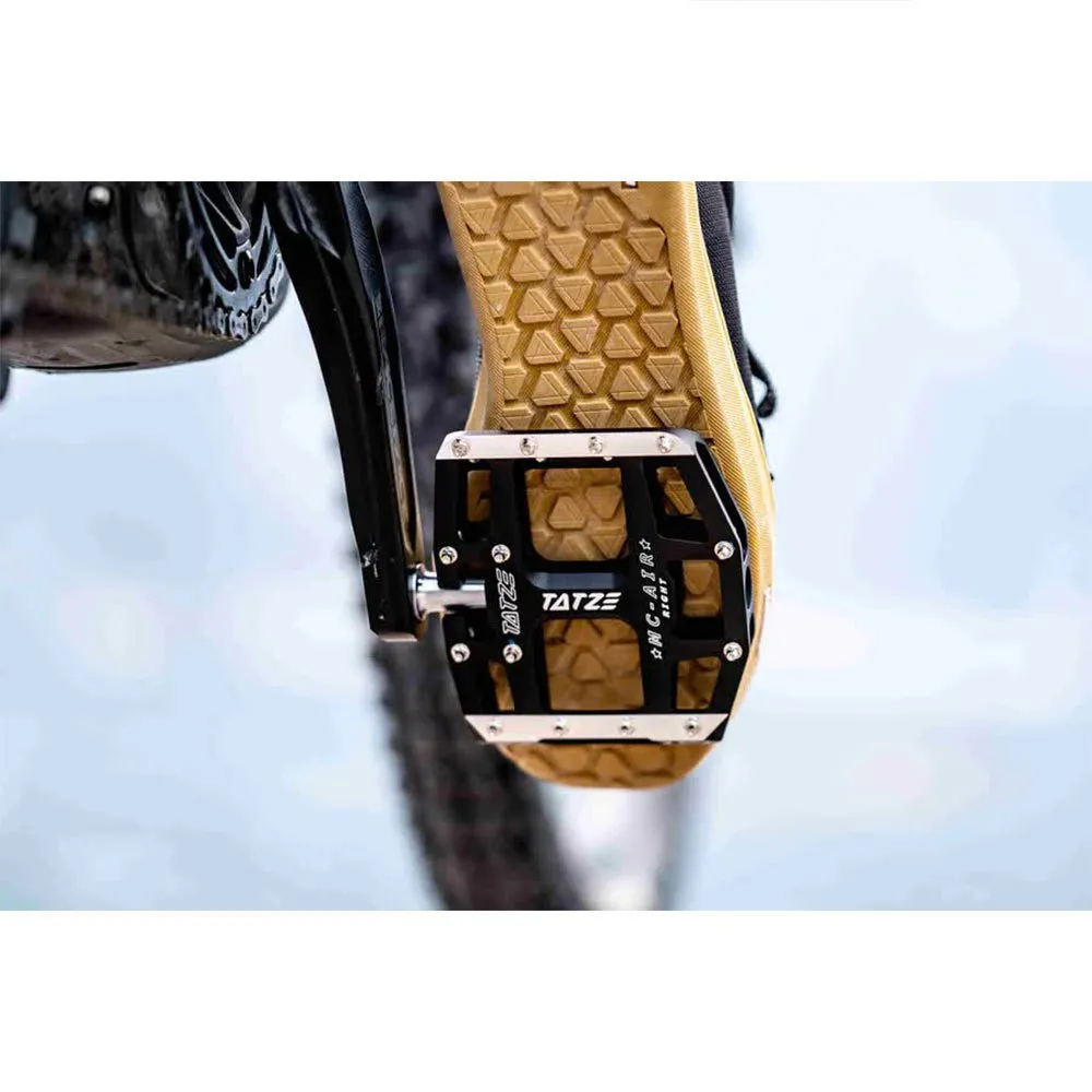 TATZE Mc Air Titanium Sykkelpedaler, Black / silver, One Size TATZE Mc Air Titanium Sykkelpedaler, Black / silver, One Size