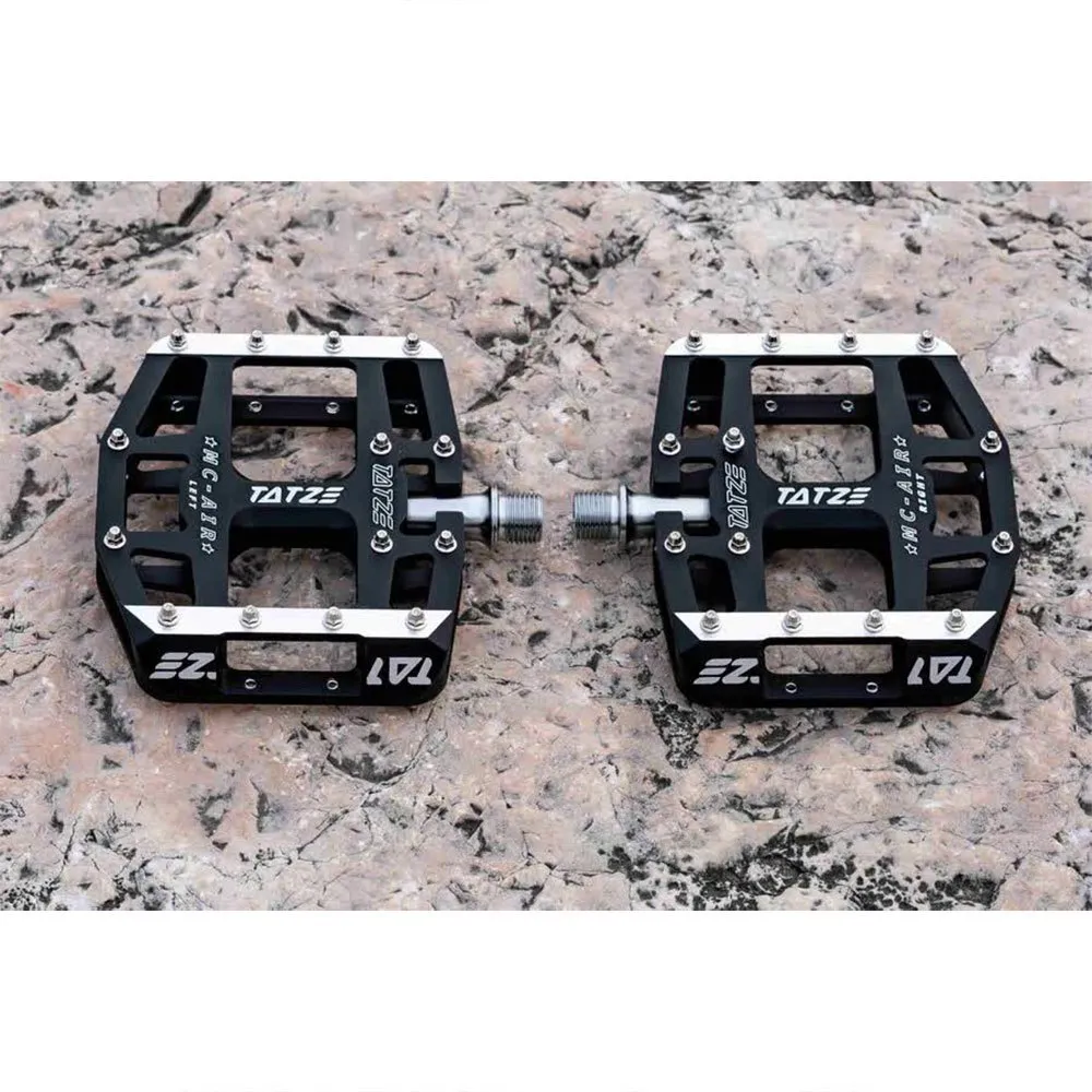 TATZE Mc Air Titanium Sykkelpedaler, Black / silver, One Size TATZE Mc Air Titanium Sykkelpedaler, Black / silver, One Size