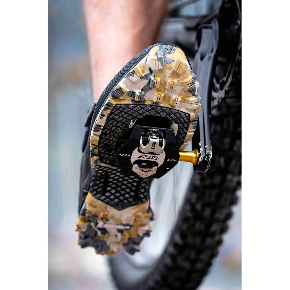 TATZE Mc Fly Titanium Sykkelpedaler, Black / silver, One Size