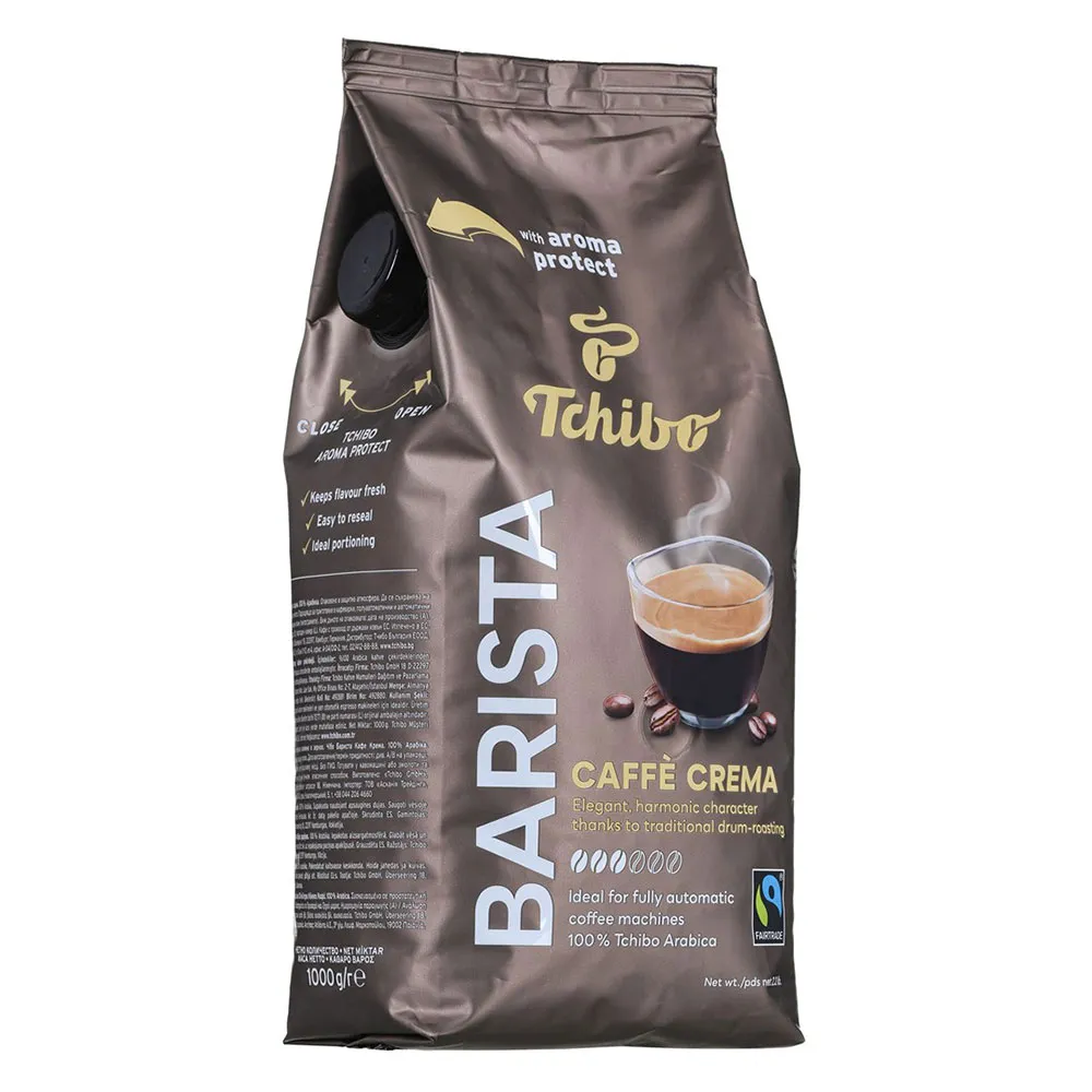 Tchibo Barista Crema 1kg Kaffebønner, Brown, One Size Tchibo Barista Crema 1kg Kaffebønner, Brown, One Size